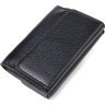 Чорний класичний жіночий гаманець із натуральної шкіри флотар CANPELLINI (2421591) - 2