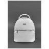 Жіноча сумка-рюкзак із натуральної шкіри флотар у білому кольорі BlankNote Kylie 78900 - 1