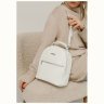 Жіноча сумка-рюкзак із натуральної шкіри флотар у білому кольорі BlankNote Kylie 78900 - 8