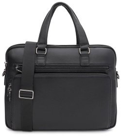 Вместительная мужская кожаная сумка под формат A4 Ricco Grande 88900