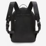 Чорний рюкзак із натуральної шкіри саф'яно на блискавці BlankNote Groove L 79000 - 3