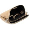 Пудровая женская сумка-клатч из натуральной итальянской кожи Grande Pelle (59100) - 13