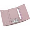 Зручна жіноча ключниця з натуральної темно-рожевої шкіри ST Leather (10024) - 5