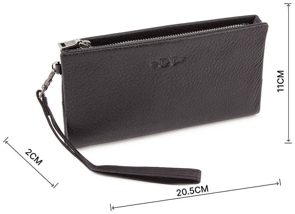 Мягкий мужской клатч из натуральной кожи H.T Leather (16743) modnotak фото №3