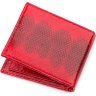 Женское портмоне красного цвета из кожи змеи SEA SNAKE LEATHER (024-18275) - 2