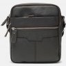Чоловіча сумка-планшет коричневого кольору з натуральної шкіри на двох блискавках Borsa Leather (15620) - 2