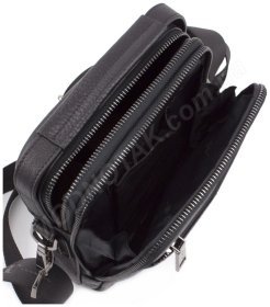 Мужская кожаная небольшая сумка с ручкой H.T Leather (10328)