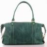 Кожаная сумка дорожно-спортивная в винтаж стиле - Travel Leather Bag (11027) - 1