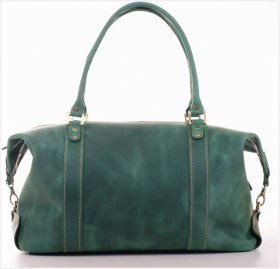 Шкіряна сумка дорожньо-спортивна в вінтаж стилі - Travel Leather Bag (11027)