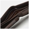 Мужские кожаное портмоне коричневого цвета для купюр, карт и монет Tailian 72701 - 4