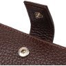 Вертикальний чоловічий гаманець середнього розміру з натуральної шкіри в коричневому кольорі CANPELLINI (2421737) - 3