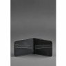 Мужское портмоне черного цвета из натуральной кожи с принтом карбона BlankNote (12543) - 4