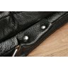 Плечова чоловіча сумка з фактурної шкіри в чорному кольорі Tiding Bag (15841) - 7