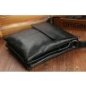 Плечевая мужская сумка из фактурной кожи в черном цвете Tiding Bag (15841) фото №9 Плечевая мужская сумка из фактурной кожи в черном цвете Tiding Bag (15841) modnotak фото - 9