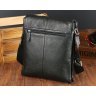 Плечевая мужская сумка из фактурной кожи в черном цвете Tiding Bag (15841) фото №11 Плечевая мужская сумка из фактурной кожи в черном цвете Tiding Bag (15841) modnotak фото - 11
