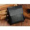 Плечевая мужская сумка из фактурной кожи в черном цвете Tiding Bag (15841) фото №13 Плечевая мужская сумка из фактурной кожи в черном цвете Tiding Bag (15841) modnotak фото - 13