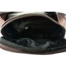 Зручна чоловіча сумка-барсетка коричневого кольору з натуральної шкіри HD Leather (15920) - 3