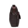 Удобная мужская сумка-барсетка коричневого цвета из натуральной кожи HD Leather (15920) - 6