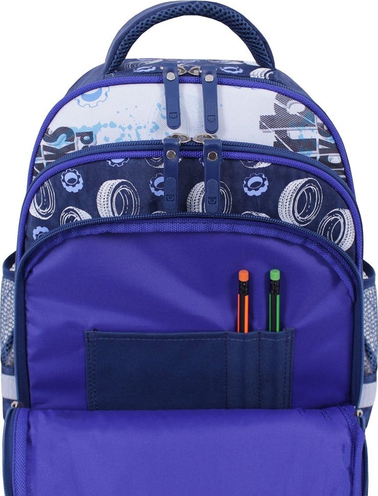 Школьный рюкзак для мальчиков с ортопедической спинкой Bagland (53701)