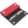 Фірмовий жіночий гаманець-клатч червоного кольору Karya (17000) - 6