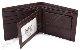 Чоловічий гаманець з натуральної шкіри без застібки BOSTON (18372)