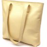 Яркая женская сумка-шоппер из натуральной кожи с длинными ручками Shvigel (16359) - 1