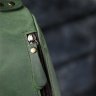 Мужская вместительная сумка-бананка из винтажной натуральной кожи Shvigel 95101 зелёного цвета фото №10 Мужская вместительная сумка-бананка из винтажной натуральной кожи Shvigel 95101 зелёного цвета modnotak фото - 10