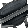 Деловая мужская сумка из натуральной кожи для ноутбука до 15" Tiding Bag черного цвета 95501 modnotak фото - 7