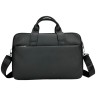 Деловая мужская сумка из натуральной кожи для ноутбука до 15" Tiding Bag черного цвета 95501 modnotak фото - 9