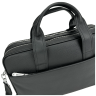 Деловая мужская сумка из натуральной кожи для ноутбука до 15" Tiding Bag черного цвета 95501 modnotak фото - 10