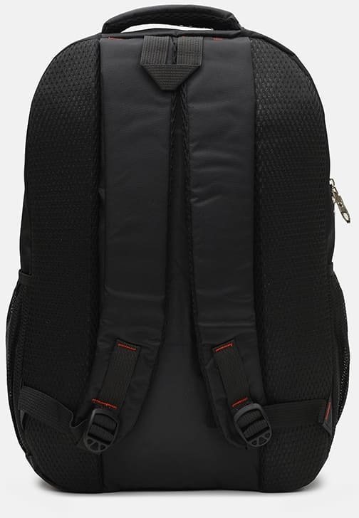 Универсальный мужской рюкзак из черного текстиля на одной молнии Monsen (19410)