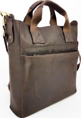 Чоловіча сумка середнього коричневого кольору VATTO (11743) - 2