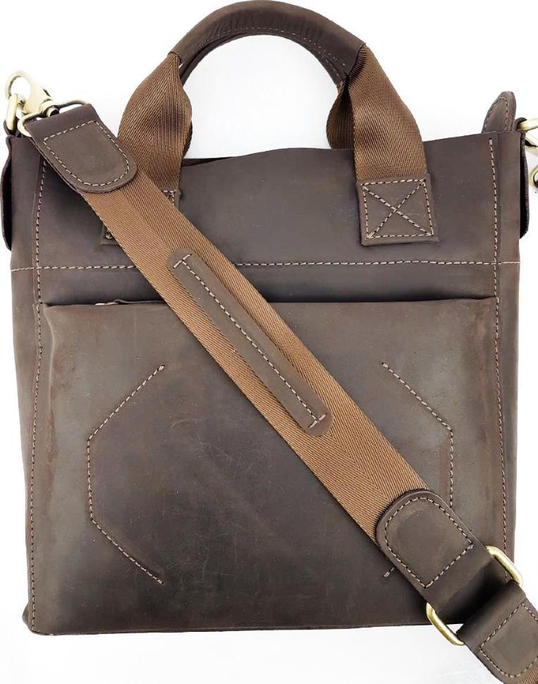 Чоловіча сумка середнього коричневого кольору VATTO (11743)