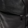 Жіночий шкіряний рюкзак чорного кольору з яскраво-вираженою фактурою Keizer (19261) - 7
