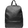 Женский просторный рюкзак из фактурной кожи черного цвета Keizer (57301) - 2