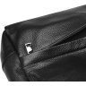 Женский просторный рюкзак из фактурной кожи черного цвета Keizer (57301) - 4