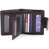 Чорний жіночий гаманець маленького розміру із натуральної шкіри ST Leather 1767301 - 2