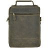 Мужская сумка-барсетка через плечо из винтажной кожи с ручкой Tiding Bag (19435) - 3