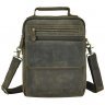 Мужская сумка-барсетка через плечо из винтажной кожи с ручкой Tiding Bag (19435) - 4