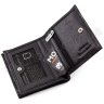 Кожаный маленький кошелек с тиснением KARYA (0953-53) - 4