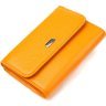 Середній жіночий гаманець помаранчевого кольору із натуральної шкіри флотар CANPELLINI (2421592) - 1