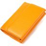 Середній жіночий гаманець помаранчевого кольору із натуральної шкіри флотар CANPELLINI (2421592) - 2