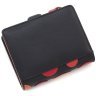 Маленький женский кошелек черного цвета в цветной горошек c RFID - Visconti Pluto 68901 - 4