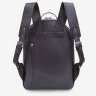 Темно-синий городской рюкзак из фактурной кожи на молнии BlankNote Groove L 79001 - 3