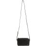 Горизонтальная женская сумка-кроссбоди из натуральной кожи черного цвета на две молнии Visconti Brooklyn 69301 - 17