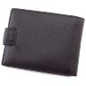 Чоловік горизонтальний гаманець на кнопці H.T Leather (16748) - 3