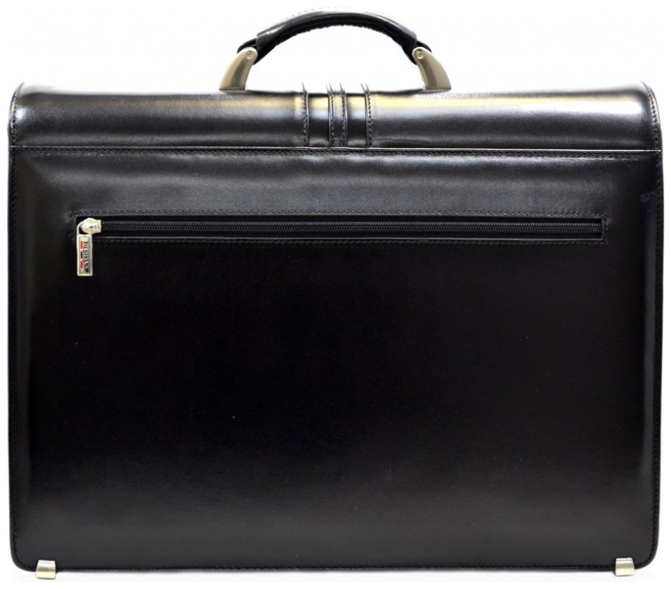 Мужской портфель из высококачественной гладкой кожи в черном цвете Desisan 80002 фото №2 Мужской портфель из высококачественной гладкой кожи в черном цвете Desisan 80002 modnotak фото №2