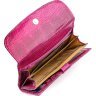 Рожевий гаманець з натуральної шкіри морської змії SEA SNAKE LEATHER (024-18276) - 5