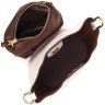 Плечова жіноча сумка з натуральної шкіри молочного кольору на магніті Vintage 2422365 - 5