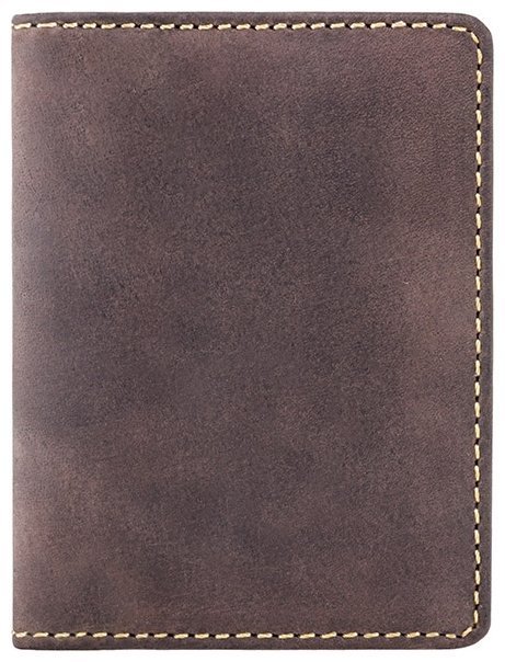 Шкіряна візитниця вінтажного стилю в коричневому кольорі Visconti 70702
